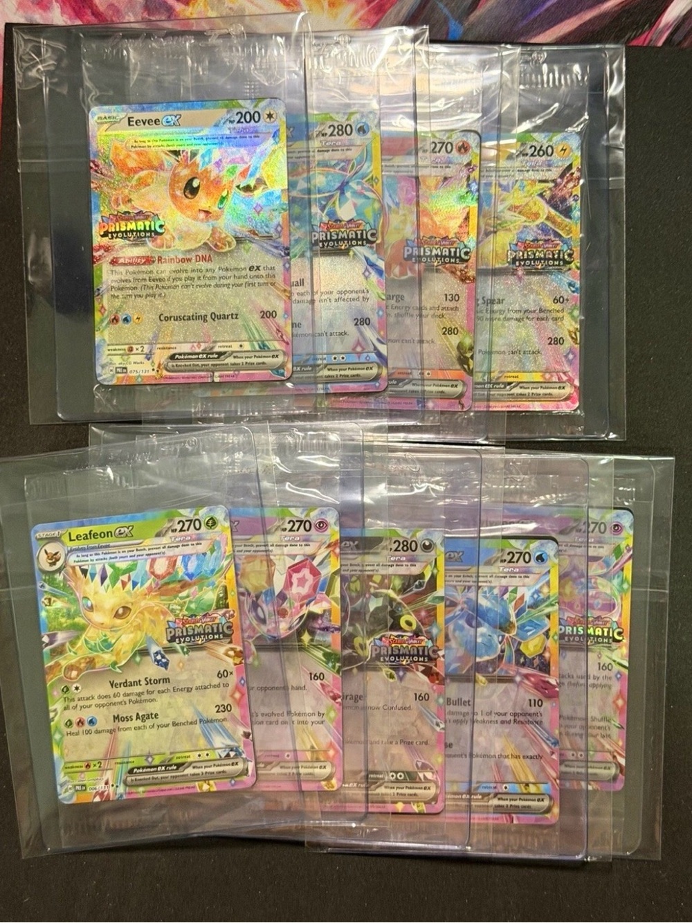 All 9 Stanped & Sealed prismatic evolution promos